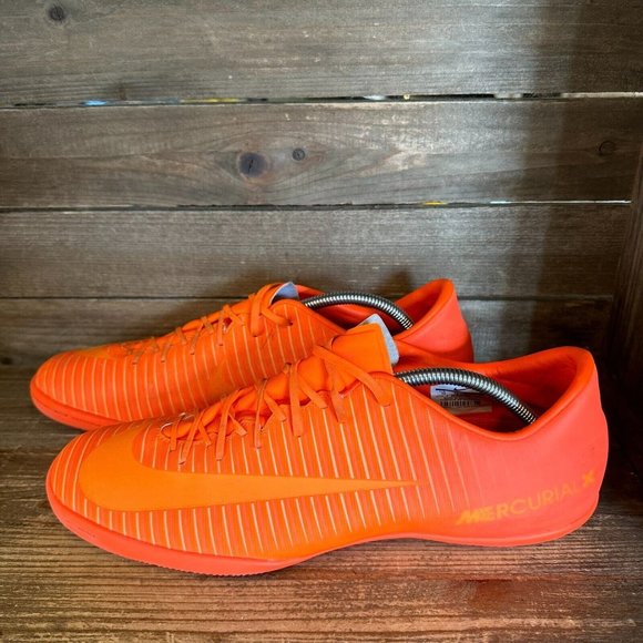 Mens Nike Mercurial Victory VI 6‎ IC Total Orange Soccer Shoes Sneakers Size 13 - Picture 2 of 7
